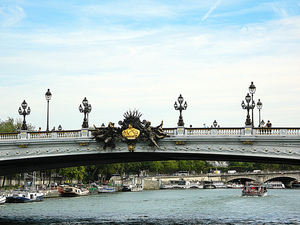 Мост Александра III (Pont Alexandre III) фото